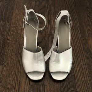 Silver Joie Lahoma heeled sandals